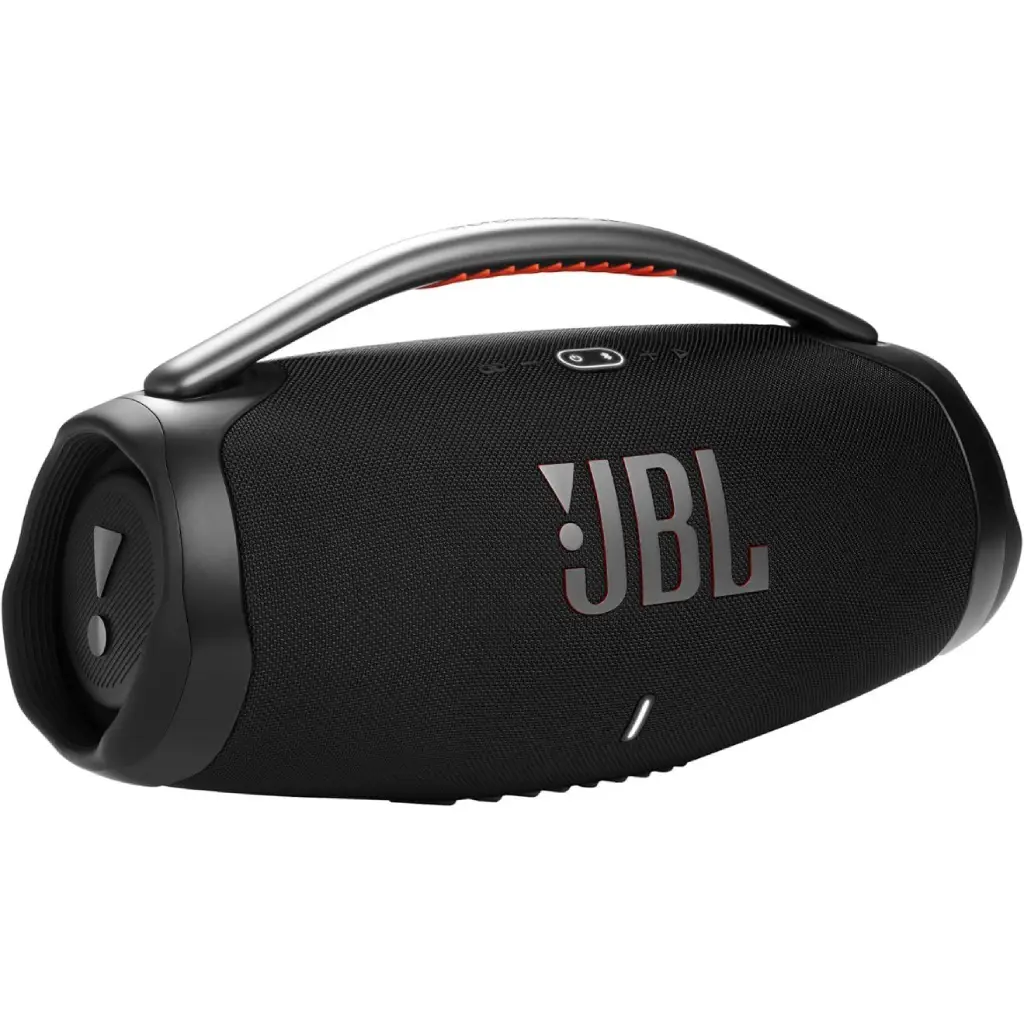 JBL Boombox 3 Portable Bluetooth Speaker, Powerful sound and monstrous BASS, Waterproof, 24Hours of Playtime, JBL Party Boost For Speaker Pairing - Black