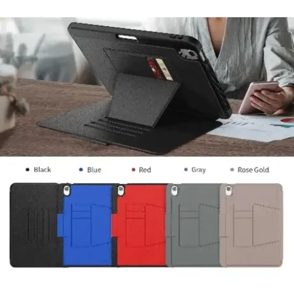 Mag Alfa iPad Cover – Black & Blue Protective Case for All iPad Models