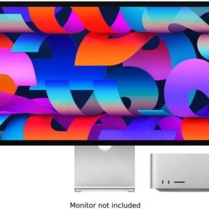 ⁦Apple Mac Studio ، معالج ام 2 ماكس ، وحدة معالجة مركزية ذات 12 نواة ، وحدة معالجة رسومات غرافيك 30 نواة ، محرك عصبي 16 نواة ، ذاكرة وصول عشوائي 32 جيجابايت ، SSD 512 جيجابايت ، اتصال Wi-Fi 6E وبلوتوث 5.3 ، لون فضي⁩ - الصورة ⁦3⁩