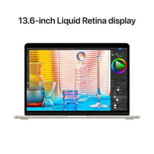 ⁦لابتوب ابل ماك بوك اير 2023 مع شريحة ابل M2: شاشة Liquid Retina مقاس 15.3 بوصه، وذاكرة رام سعة 8GB، وقرص SSD سعة 512GB. بلون رمادي فلكي ; انجليزي⁩ - الصورة ⁦3⁩